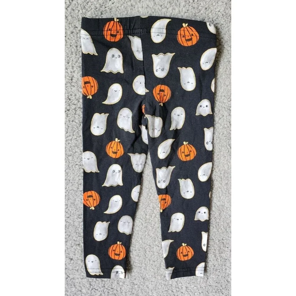 Carters Toddler Girls 2 Piece Outfit Set Ruffle Top/Leggings 